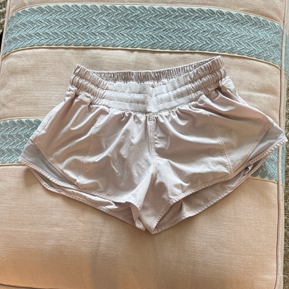 lululemon athletica Women's Light Gray Athletic Shorts